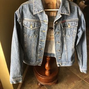 Vintage Monty Roberts denim jacket medium